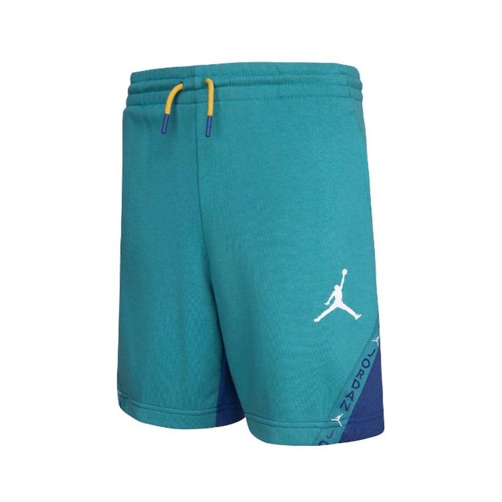 NIKE JORDAN Boys Box Tape Shorts, blue/teal NWT